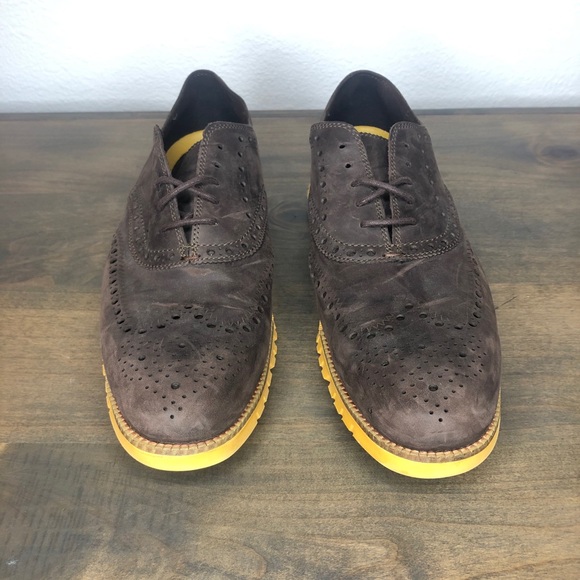 Cole Haan Zerogrand Suede Wingtip Oxford Sz 11.5 main image 5